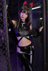 Arknights Texas Cosplay Costume Crop Top Set