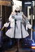 Endfield Perlica Cosplay Costume Dress with Jacket and Stockings