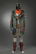 Arcane LOL Ekko Cosplay Costume Vest and Pants with Jacket Apron
