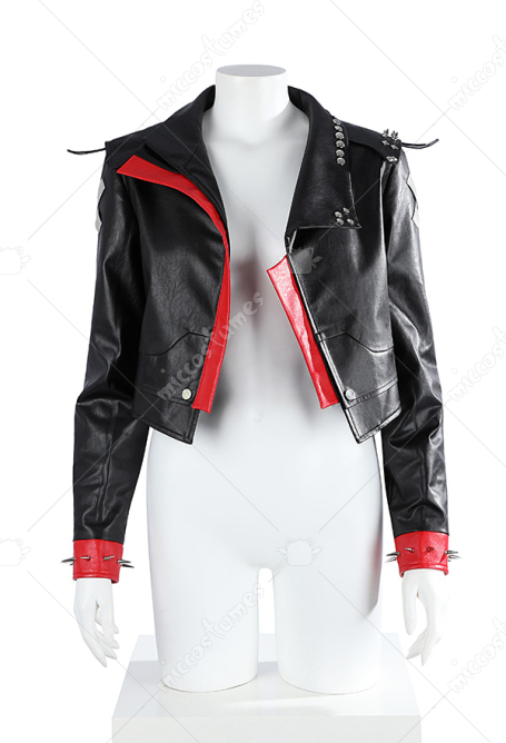 Arcane LOL Vi Cosplay Costume Black Jacket Only