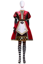 Alice: Madness Returns Alice Cosplay Costume Dress and Gloves with Socks and Bowknot