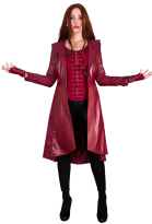 Super Heroine Wanda Maximoff Scarlet Witch Cosplay Costume Coat Inspired by Avengers: Infinity War Make to Order