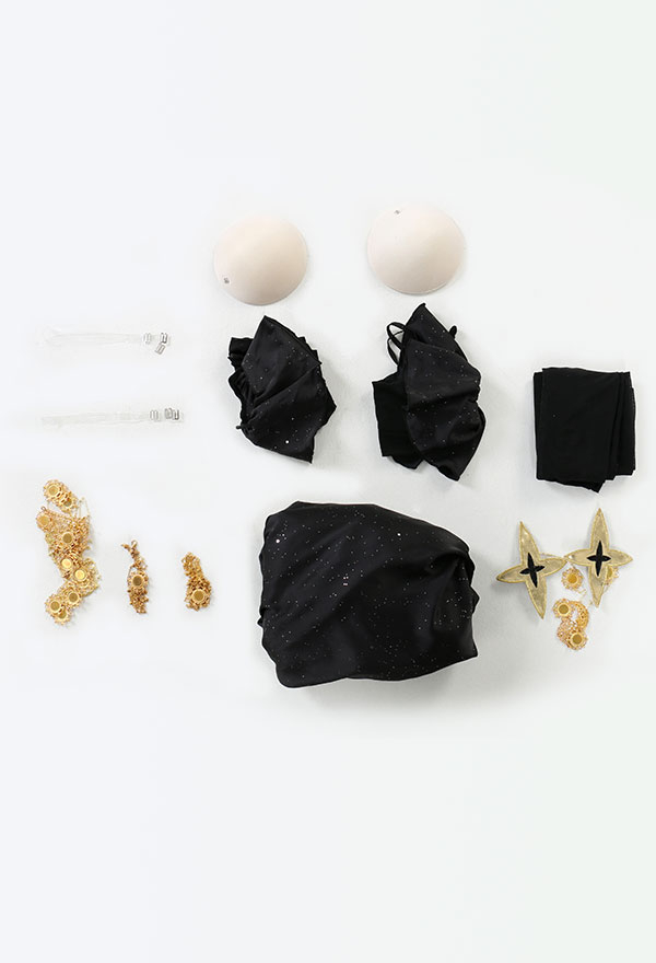 Game Cosplay Costume - Women Sexy Cutout Backless Dress with