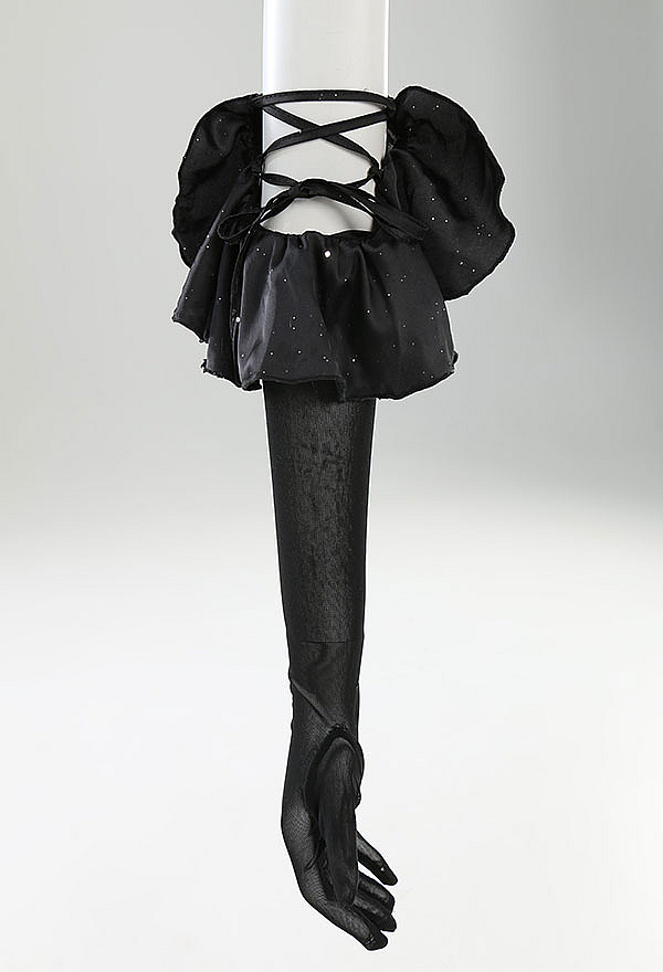 Robe COSTUME NATIONAL Femme Taille 40 - Noir, Col V, Dos Ouvert - Longueur Genou - Très Bon État