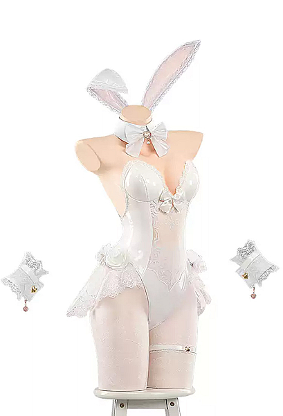 Blue Archive - Yurizono Seia Bunny Girlme Bodysuit with Collar and Headband