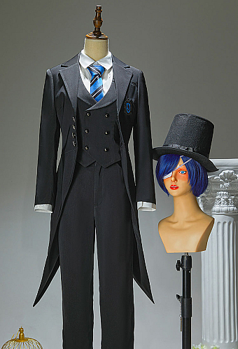 GO2COSY Anime Black Butler (Kuroshitsuji) Cosplay Hoodie - Fleece Jacket Costume Sweatshirt