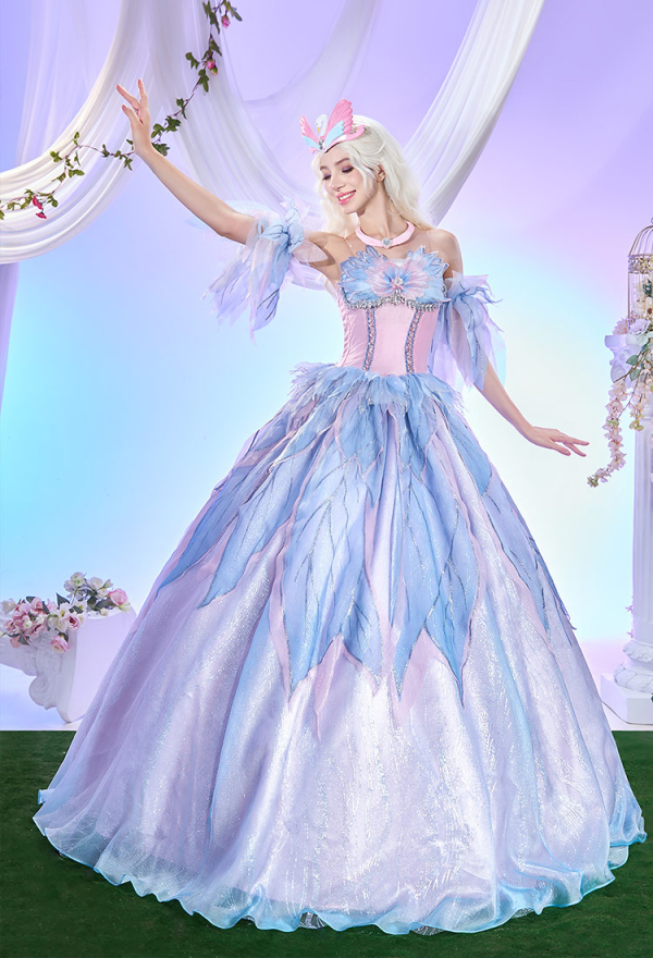 Barbie of Swan Lake Odette Cosplay Vestido de princesa con