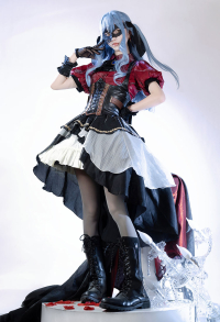 BanG Dream! Ave Mujica Togawa Sakiko Oblivionis Cosplay Costume Stage Suit Top Skirt with Waistband Mask