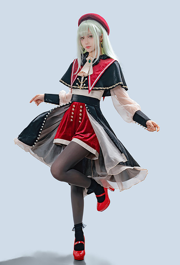 BanG Dream! Ave Mujica Wakaba Mutsumi Mortis Cosplay Costume