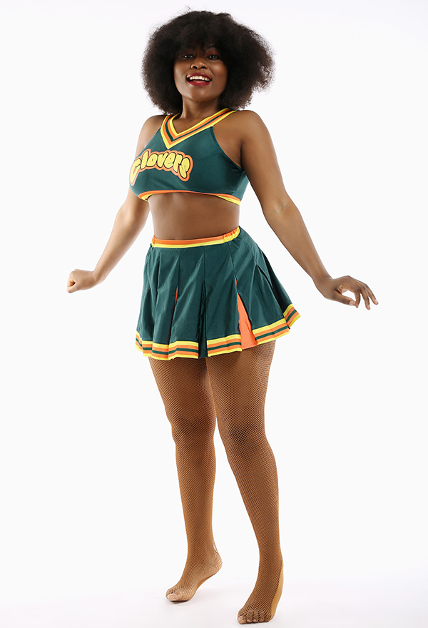 Bring It On Costume de Cosplay Pom-pom Girl Cheerleading Uniforme de Gym Représentation