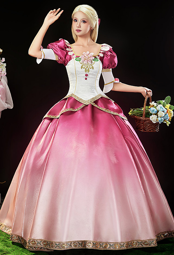 princess dress costumes READY TO SHIP,Couture Sleeping Beauty,Disney princess Cosplay,Disney Bounding,Halloween Costume,pink princess dress,custom princess gown