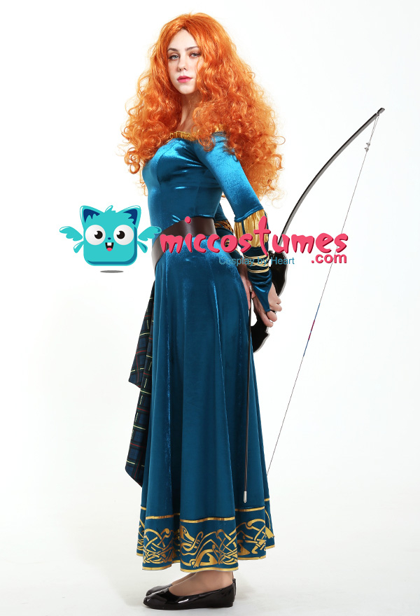 Mujer Traje Exclusive Brave Princess Merida Adulto Vestido