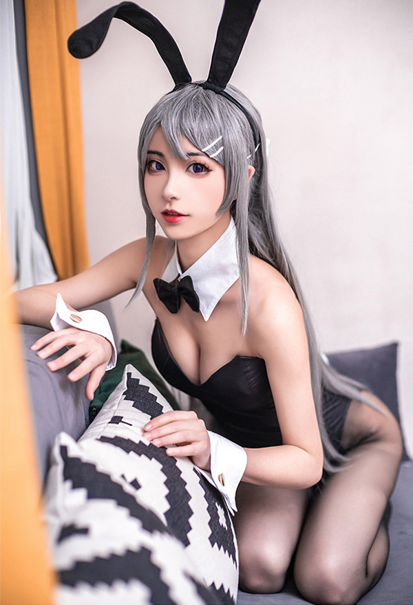 Rascal ne rêve pas de Bunny Girl Senpai Sakurajima Mai Bunny Girl Cosplay Costume