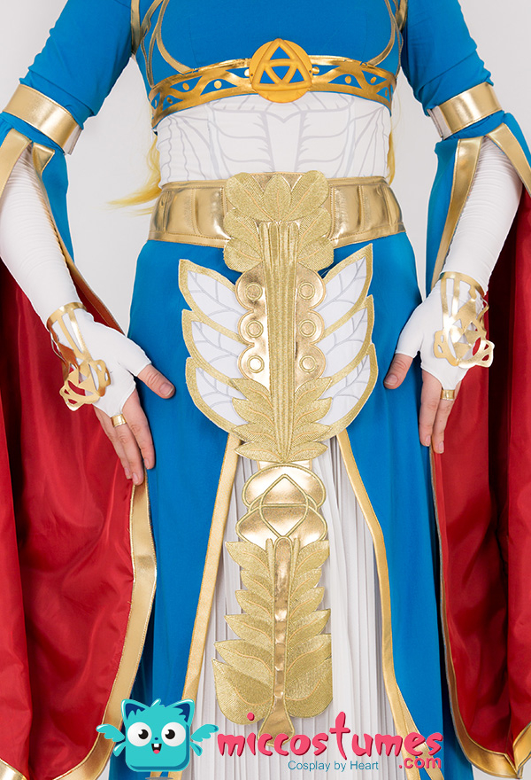 Exclusive The Legend of Zelda Breath of the Wild Prinzessin Zelda Blau Langes Kleid Cosplay Kostüm