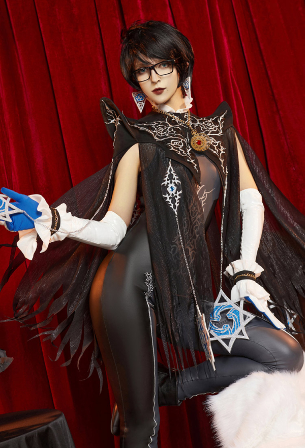 Costume Femme Bayonetta Combinaison Cosplay Cosplay de Haute