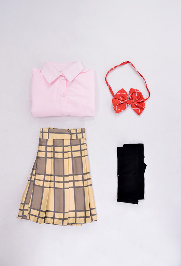 柑橘味香氣cos服藍原柚子藍原芽衣校服學生制服套裝角色扮演服裝