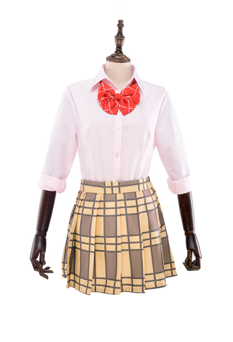 柑橘味香氣cos服藍原柚子藍原芽衣校服學生制服套裝角色扮演服裝