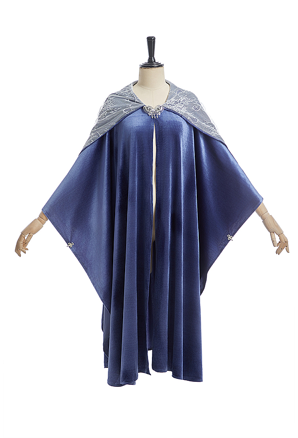 Cape à Capuche Velours – Cape Médiévale/Lord – Jeu De Rôle – Samouraï/Gothique – Halloween Cosplay