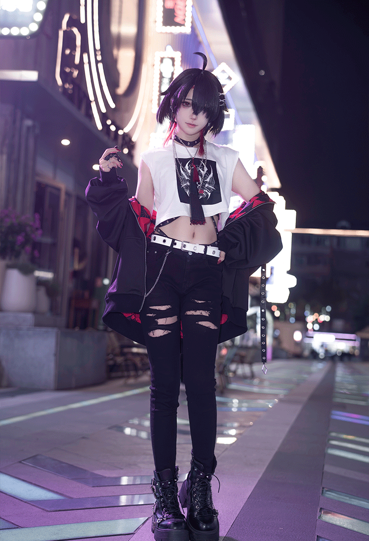 Ikezaki Misa Shinoshima Raise Cosplay Costume Vest and Jacket with Pants and Hat