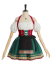 Oktoberfest Outfit German Costume Short Dirndl Dress with Apron