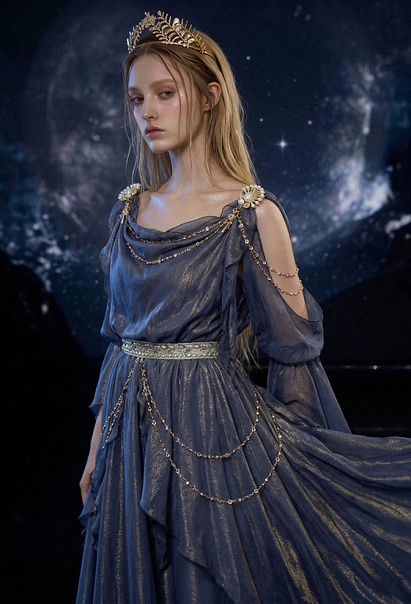 blue fairy dress Aurora Butterfly Gown This fairy sky blue anniversary Princess Aura ethereal essence blue