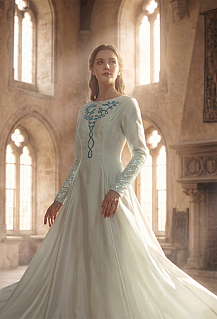 white medieval princess dress Fantasy Dress Found Princess