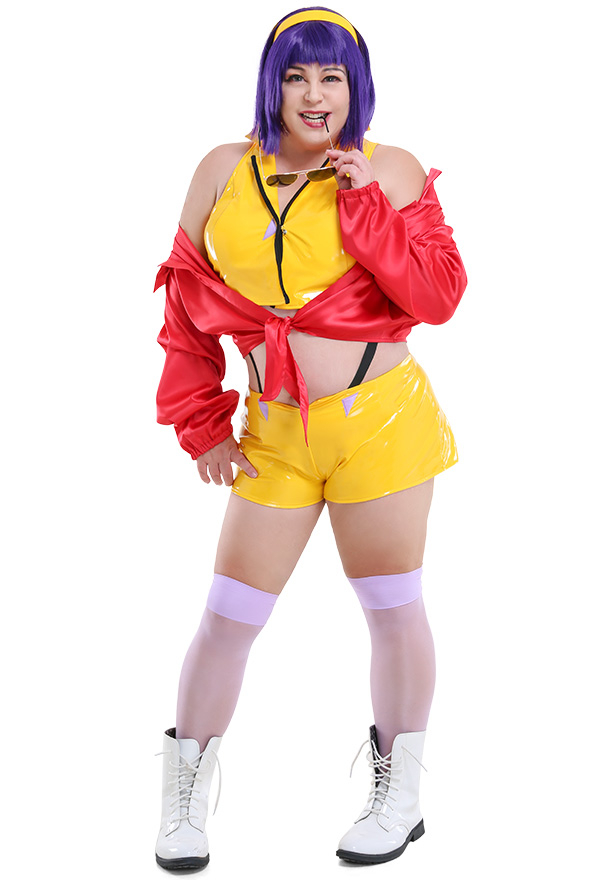 Cowboy Bebop Costume de Cosplay Faye Valentine Grande Taille Curvy Cosplay