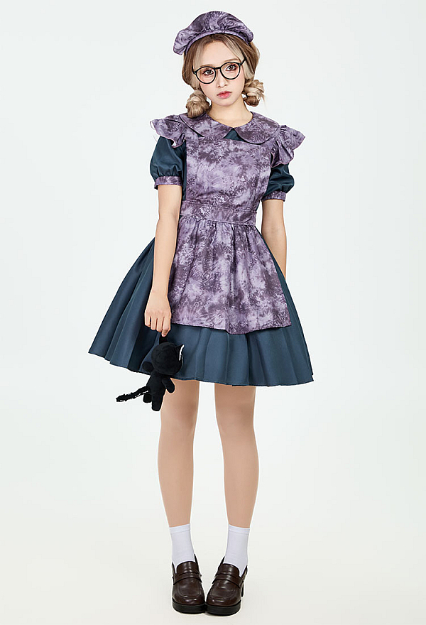 Halloween Evil Dark Vampire Maid Outfit - Gothic Dresses for Women