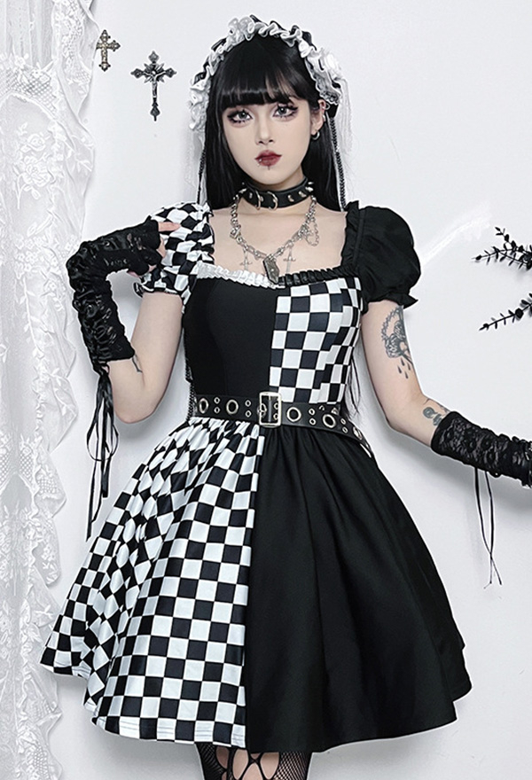 Taday Deals! White Dress Women, Black Dress, Black Gothic Dress