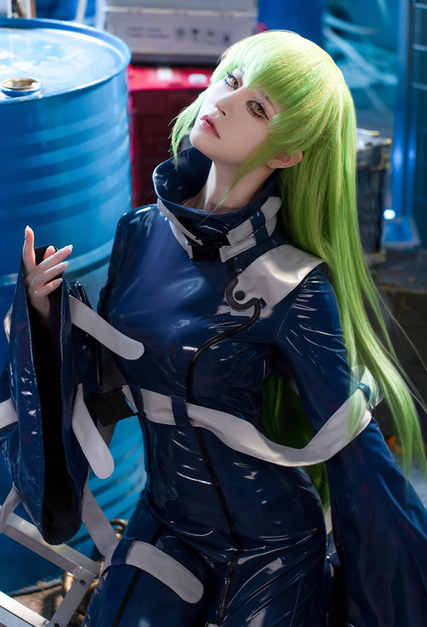 コードギアス　C.C コスプレ　フルセット C.C. Costume- Bandage Suit Jumpsuit Code Giasu Cosplay | Top