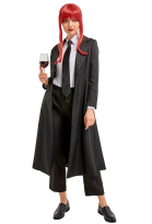Chainsaw Makima Cosplay Costume Long Coat Suit with Pants and Shirt