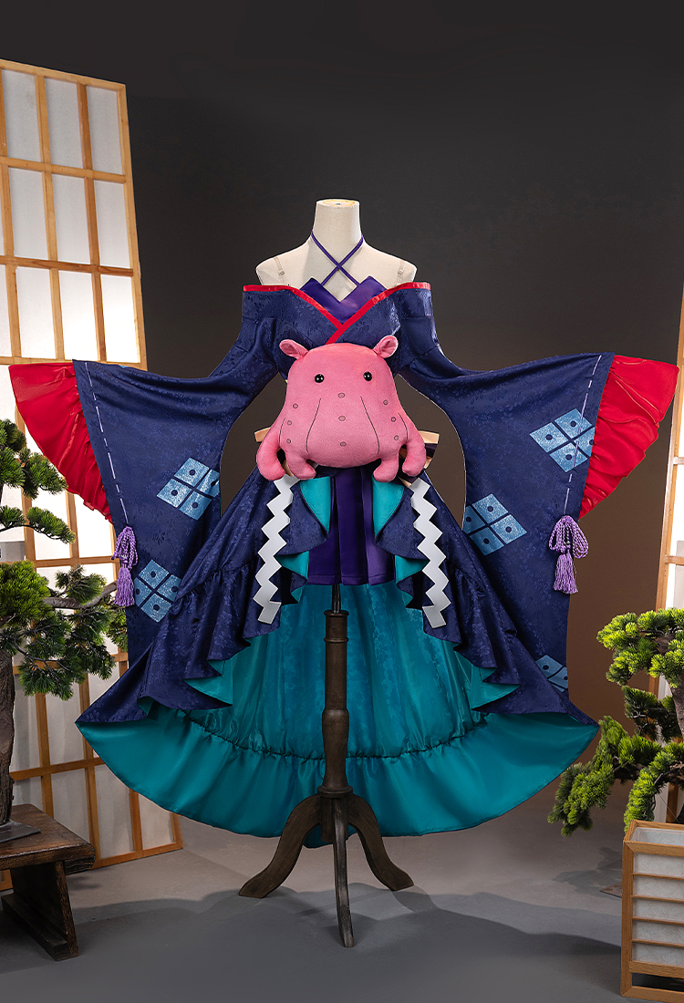 Cosmic Princess Kaguya Runami Yachiyo Cosplay Costume Dress with Tube Top and Skirt