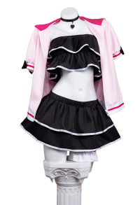 Cosmic Princess Kaguya Komazawa Noi Cosplay Costume Two-piece Swimsuit Tube Top and Skirt with Panty and Jacket