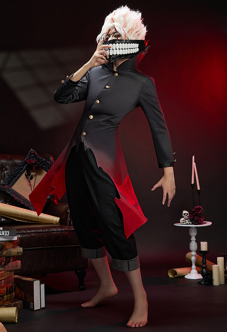 DDD Ken Takakura Okarun Cosplay Costume Jacket and Pants with Belt