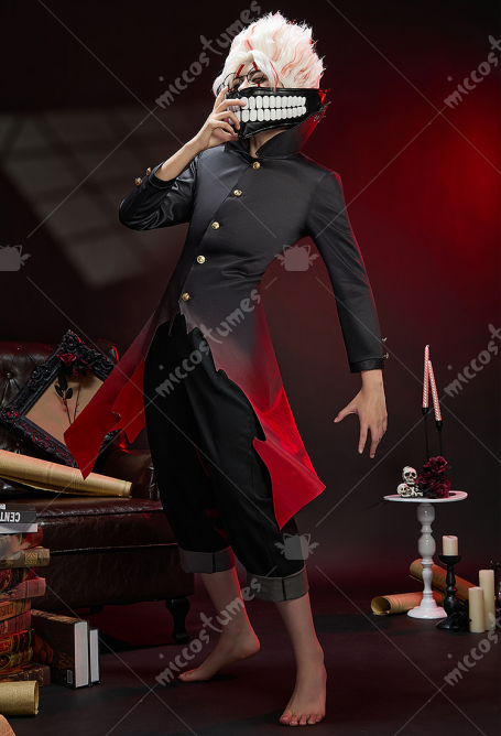 DDD Ken Takakura Okarun Cosplay Costume Jacket and Pants with Belt