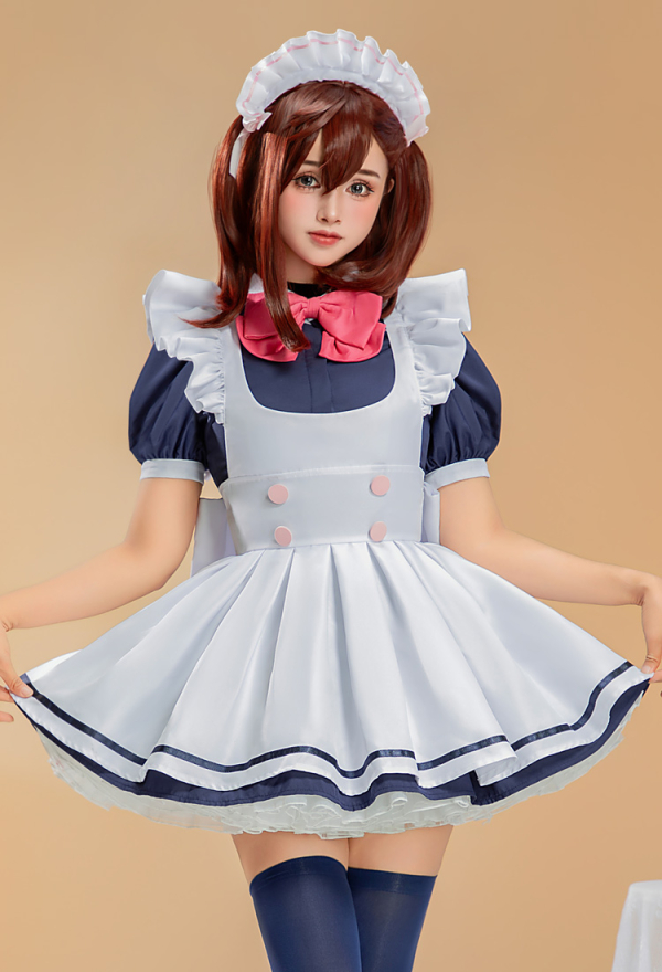 Traje de cosplay de sirvienta Momo Ayase de DDD Cosplay de anime