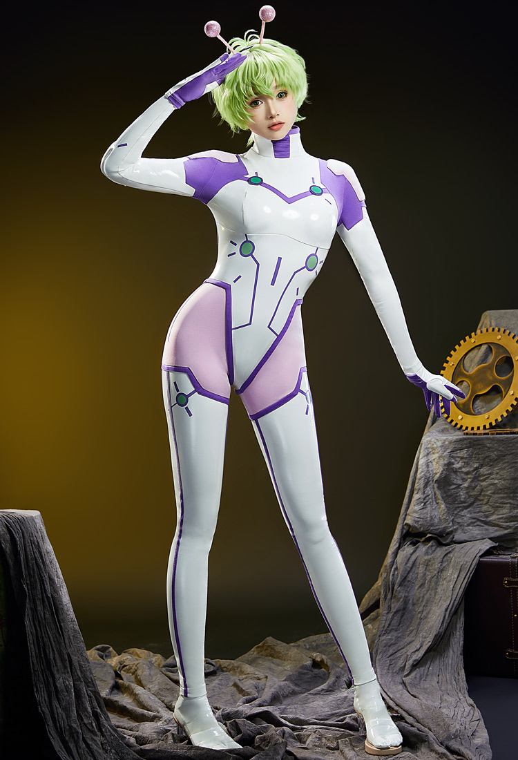 DDD Bamora Cosplay Costume Bodysuit with Gloves and Socks