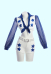 Cowboys Cheerleaders Outfit Blue Star Uniform Top and Shorts with Belt