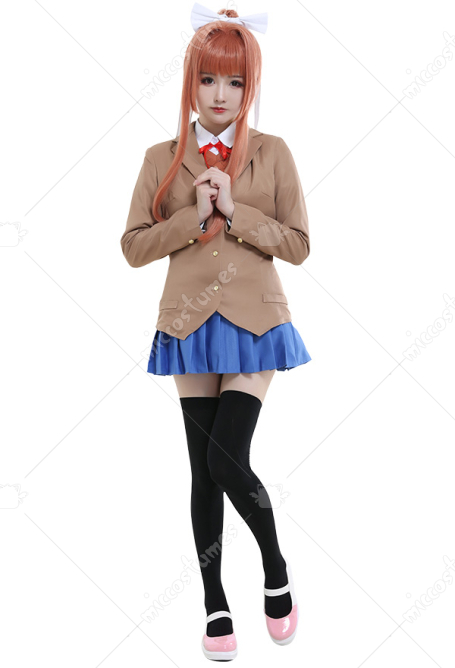 Doki Doki Literature Club School Uniform Cosplay Costume
