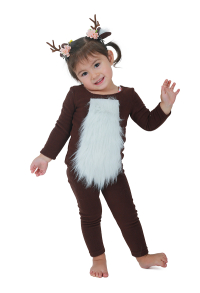 Child Deer Costume with Horns for Halloween 