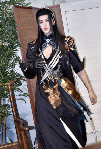 Ashes of the Kingdom Man chong Cosplay Costume Jacket and Pants with Innerwear and  Waist Accessory