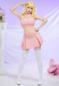 Death Note MisaMisa Costume de Cosplay Tenue Rose