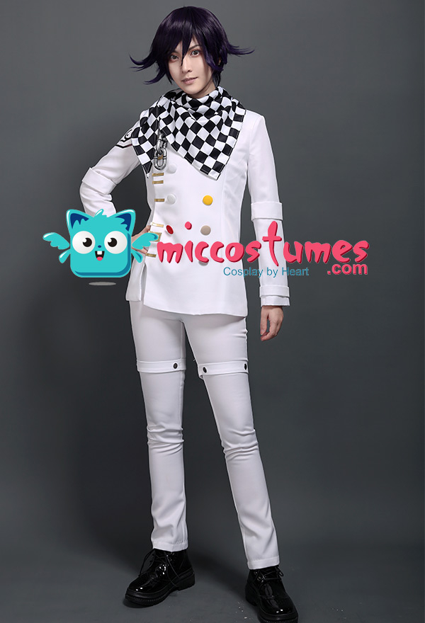 Danganronpa V3 Costume de Cosplay Kokichi Oma Uniforme Scolaire