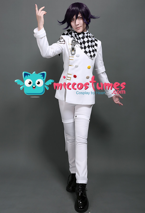 Danganronpa V3 Costume de Cosplay Kokichi Oma Uniforme Scolaire