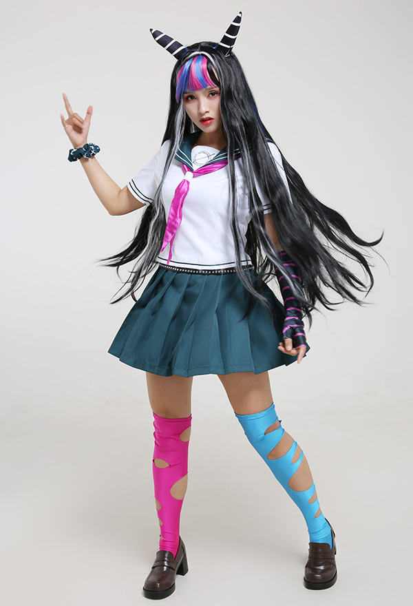 Danganronpa 2 Goodbye Despair Ibuki Mioda Schuluniform Cosplay Kostüm