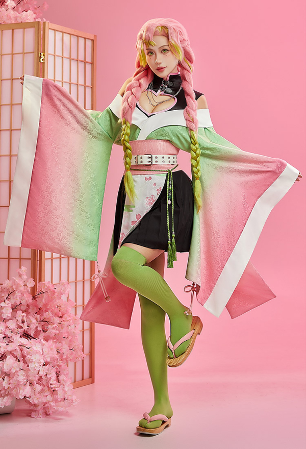 KNY Love Hashira Derivative Japanese-style Dress Set - Anime Cosplay | Top  Quality Costumes for Sale