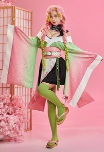 鬼滅の刃 甘露寺蜜璃 コスプレ 同人 和風 カジュアル