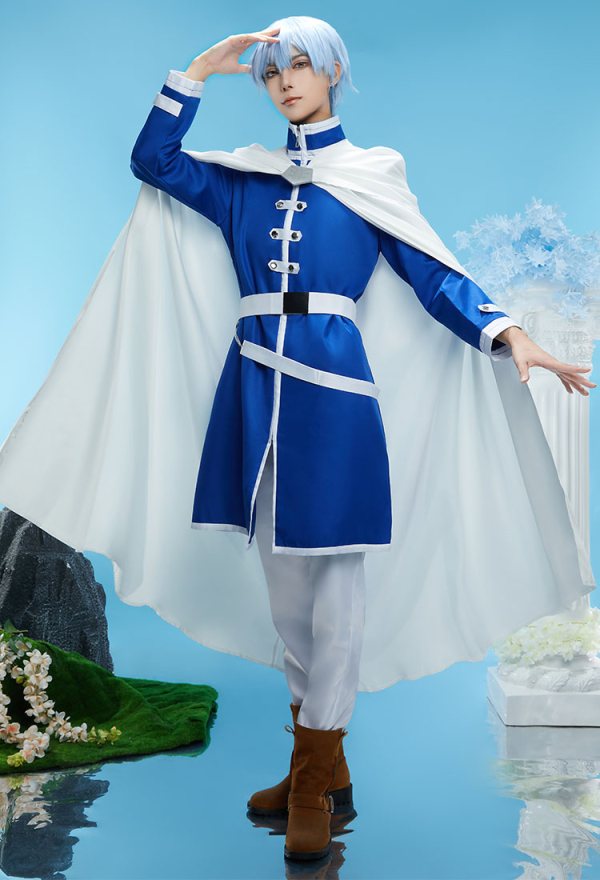 Frieren: Beyond Journey's End Costume de Cosplay Himmel Haut et Pantalon avec Cape