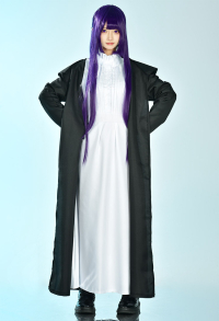 Friren: Beyond Journey's End Fern Cosplay Costume Dress and Coat with Headdress