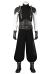 FF Zack Cosplay Costume Tank Top and Long Pants with Shoulder Pads and Gloves